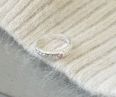 Meteorite Texture Vintage Fashion Ring