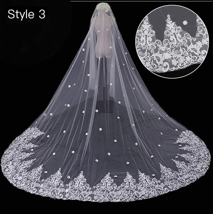 Voile de mariée Style 6