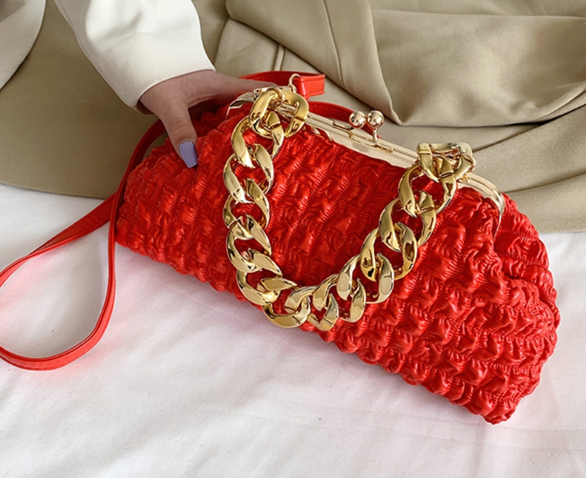 Luxury Clip Crossbody Handbag Interior