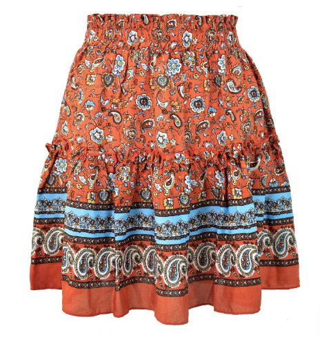 Printed Half Skirt Image 6