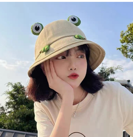 Cute Cartoon Frog Hat Image 4