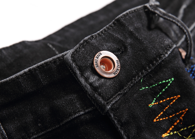 Men's Korean High Street Denim 9