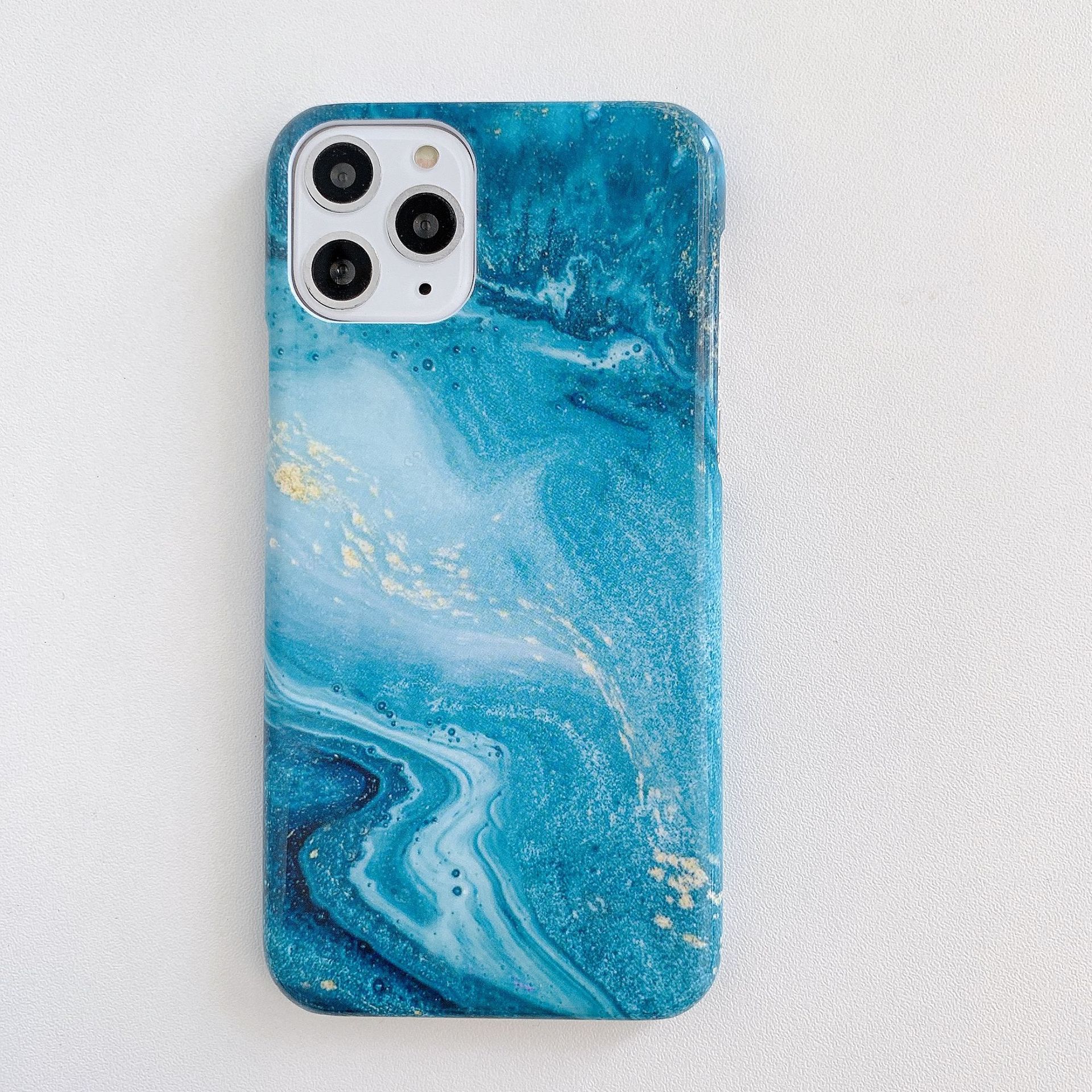 Golden Green Marble Phone Case Image 1