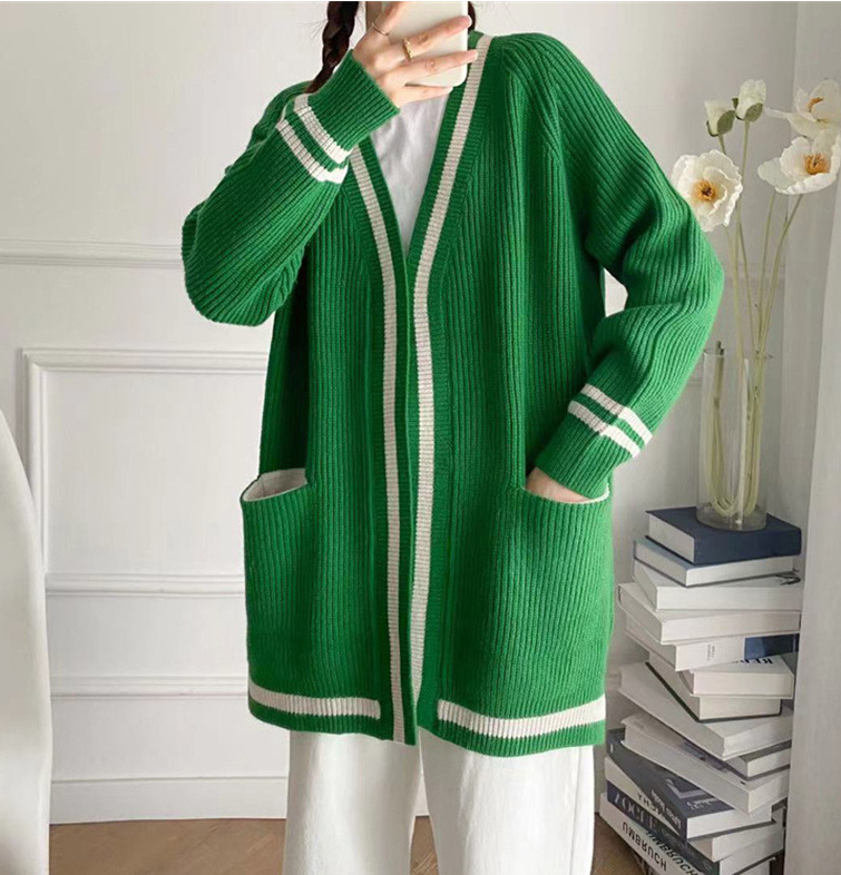 Cardigan Knit Sweater Image 1