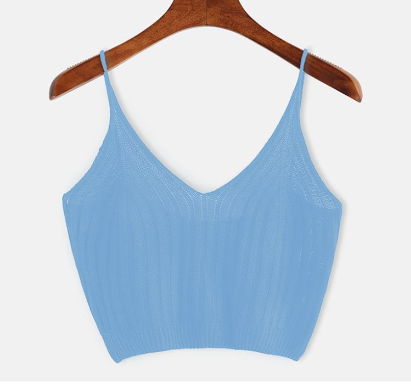 Different Angles of the Knitted Tank Top
