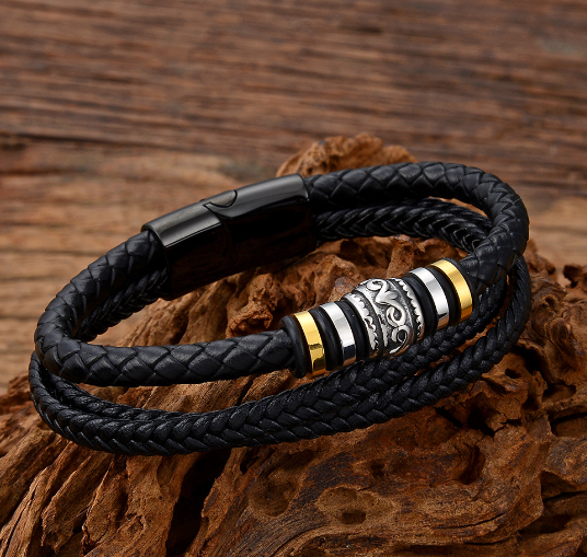 Stainless Steel Multi-layer Woven Bracelet