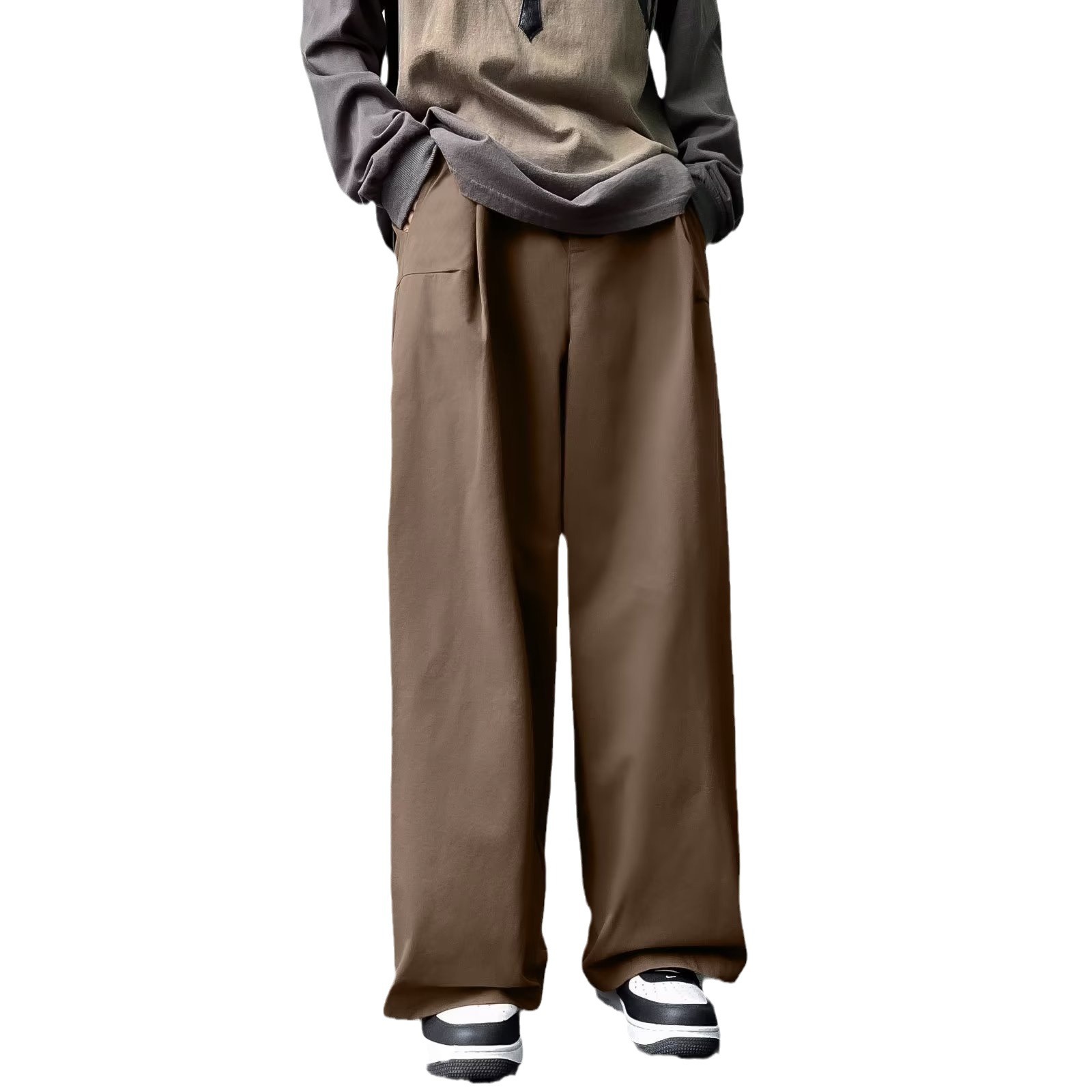 Brown Wide Leg Pants