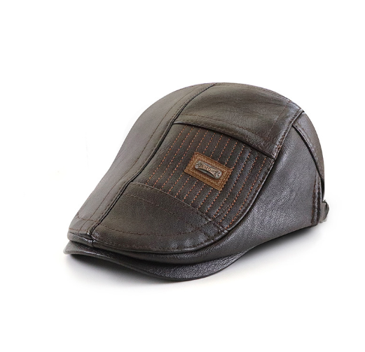Premium Leather Beret