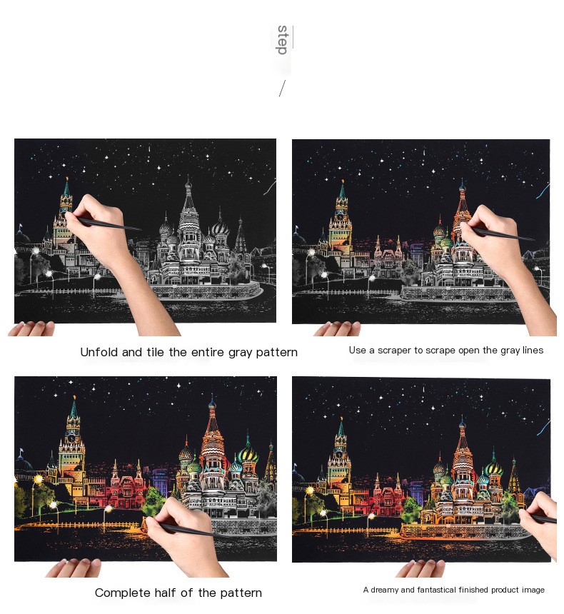 Finished Scratch Art