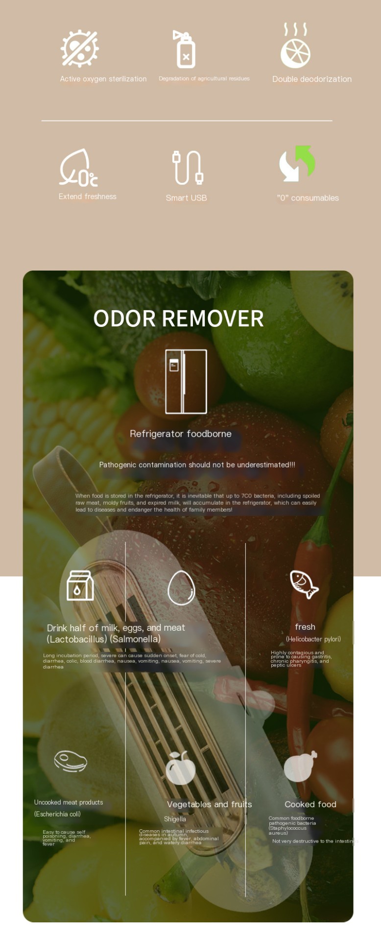 Refrigerator Deodorizer Image 1