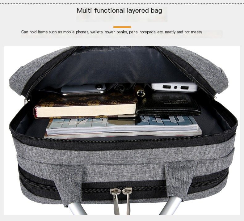Business Notebook Multifunction Computer Bag