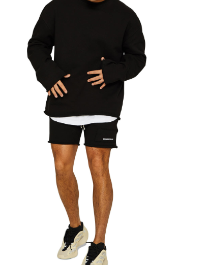 Luxe Leisure Set - Sweater & Shorts Combo