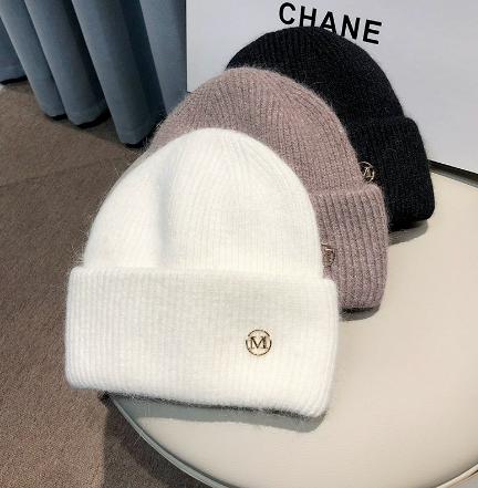 Grey Japanese Thermal Pullover Knitted Hat