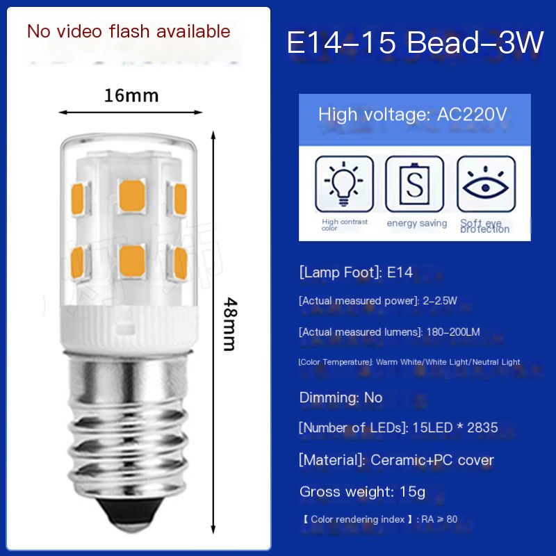 No strobe 3W eye protection G9 LED corn light 220V ceramic E14led bulb crystal light source hot sale