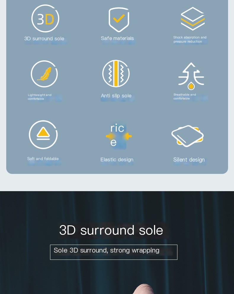 3D Breathable Sports Shoes