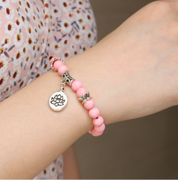 Lotus Pendant Bracelet Image 1