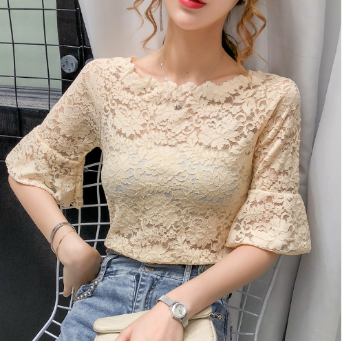 Off-the-Shoulder Chiffonoberteil - Modelansicht