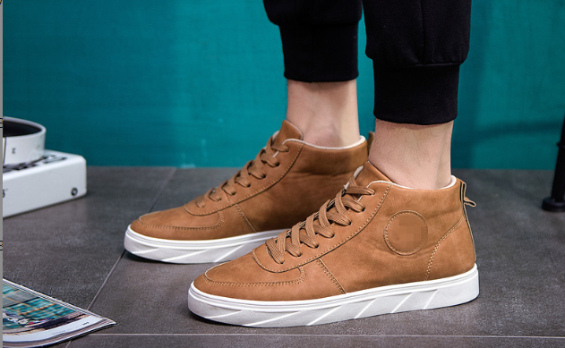 High-Top Casual Men's Shoes