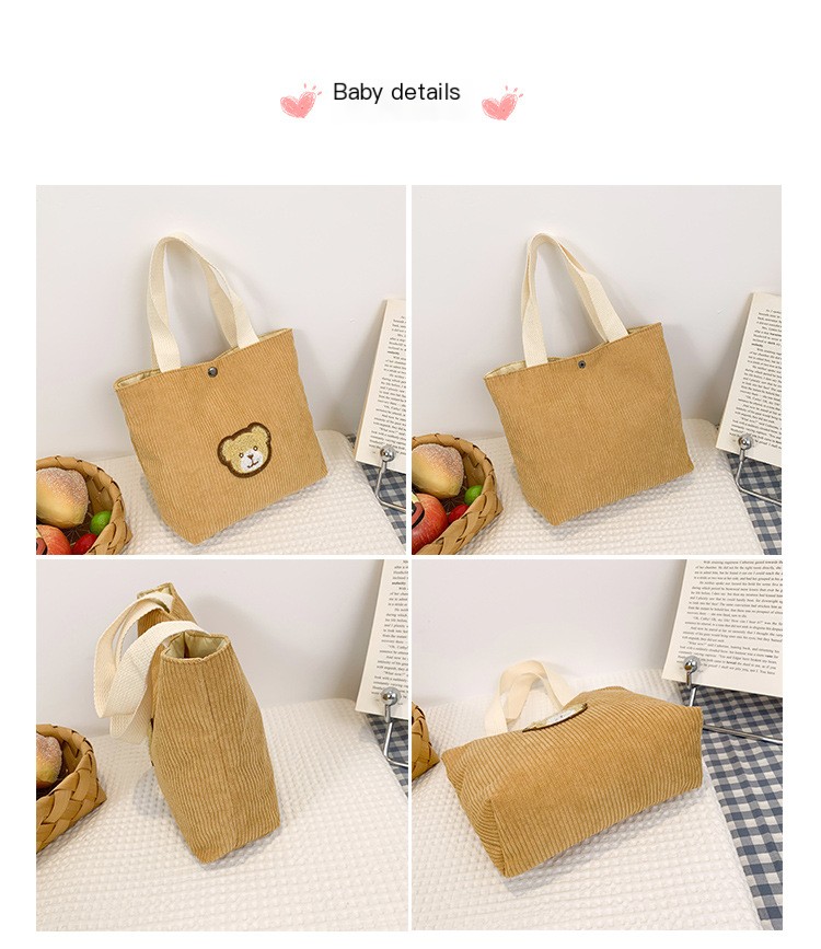 Candy Bear Canvas Tote Bag 2