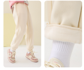 Disney children's clothing boys' knitted non-inverted velvet trousers 2023 autumn new spring and autumn fashion cartoon