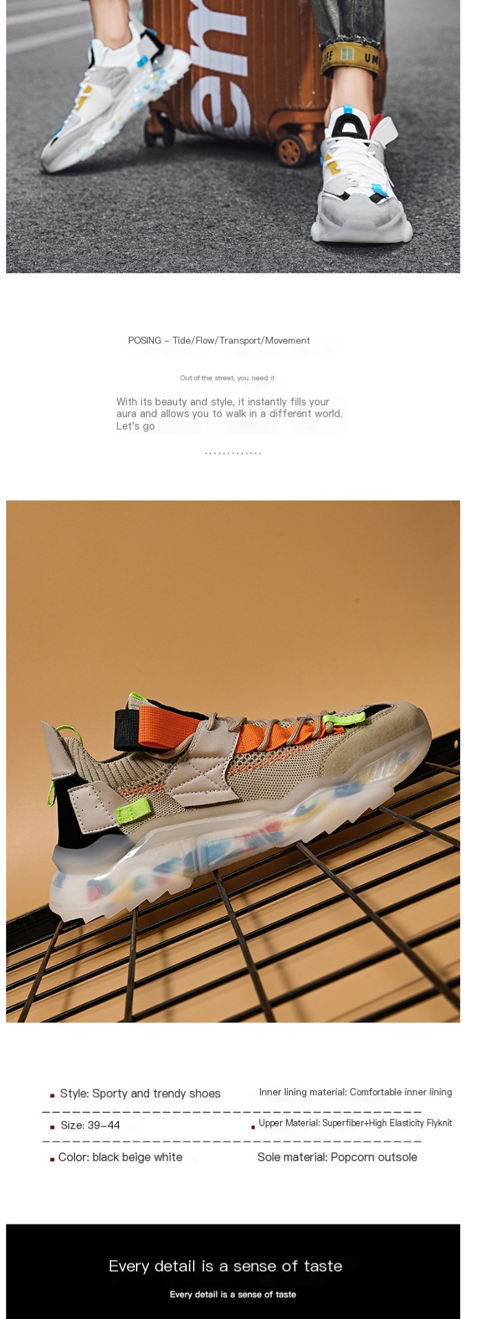 Men's Dad's Shoes - Side View