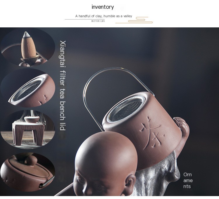 Keramik-Rückfluss-Räuchergefäß – Fliegender Drache am Himmel