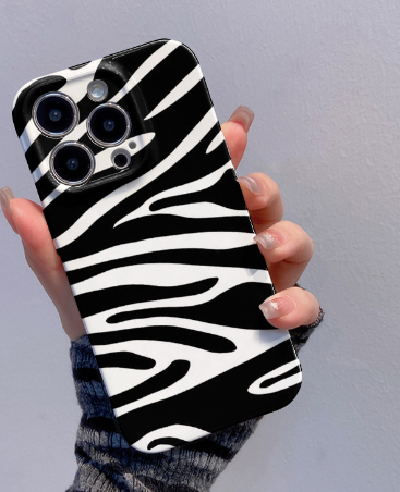 Personalized Striped Silicone Case