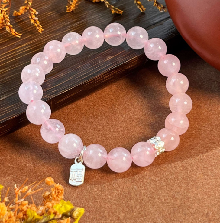 Quartz Jade Strawberry Crystal Bracelet 3
