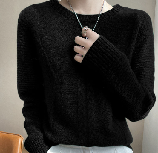 Pink High Neck Sweater