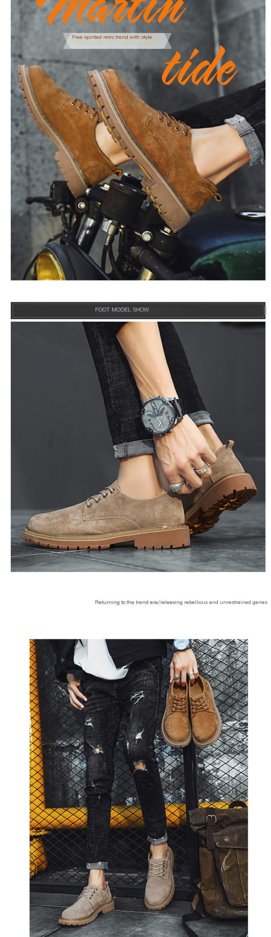 Men's Low-top Casual Workwear Shoes