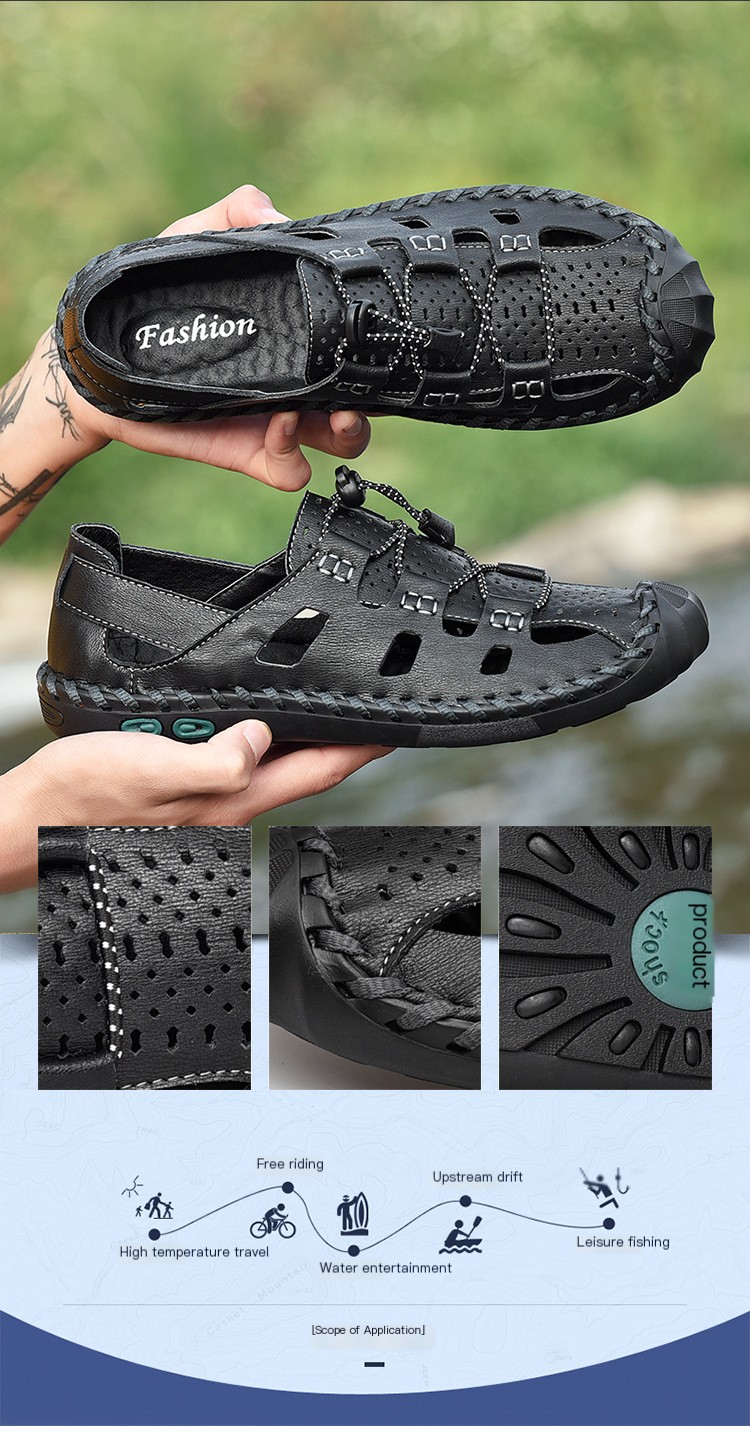 Genuine Leather Sandals 2
