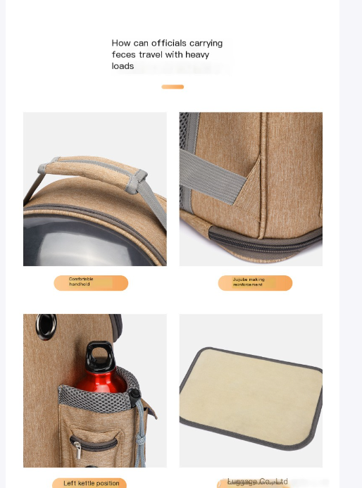 Transparent Pet Backpack Image 5