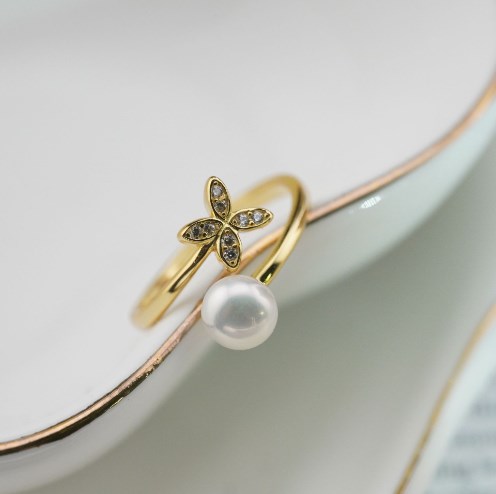 S925 Silver Ring - Gold