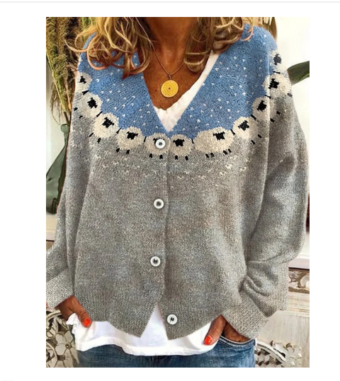 Lorie Casual Flannel Cardigan Image 3