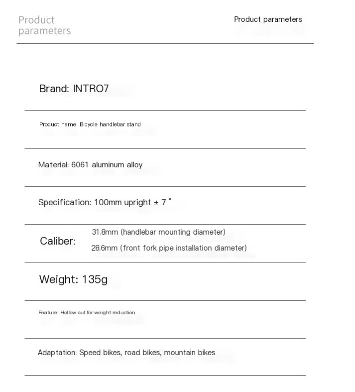 Haste em liga de alumínio