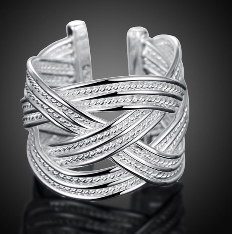 Geometric Open Ring Image 2