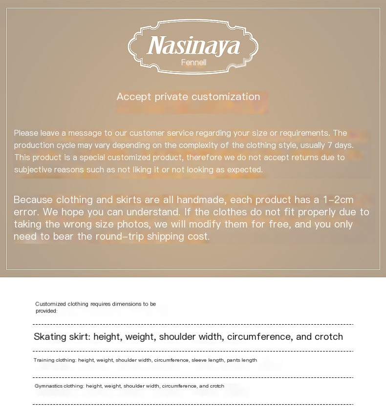 Figure Skating Clothing Skating Clothing Performance Clothing Children Adult Girl Performance Clothing Competition Skirt Blue Color