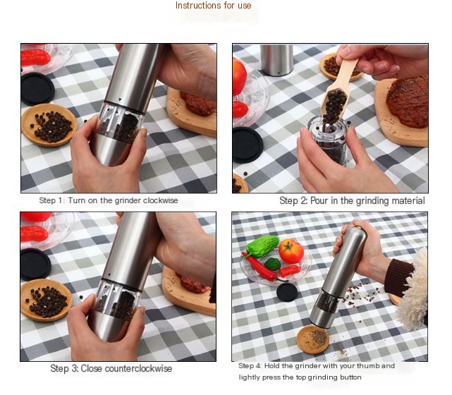 Stainless Steel Electric Grinder
