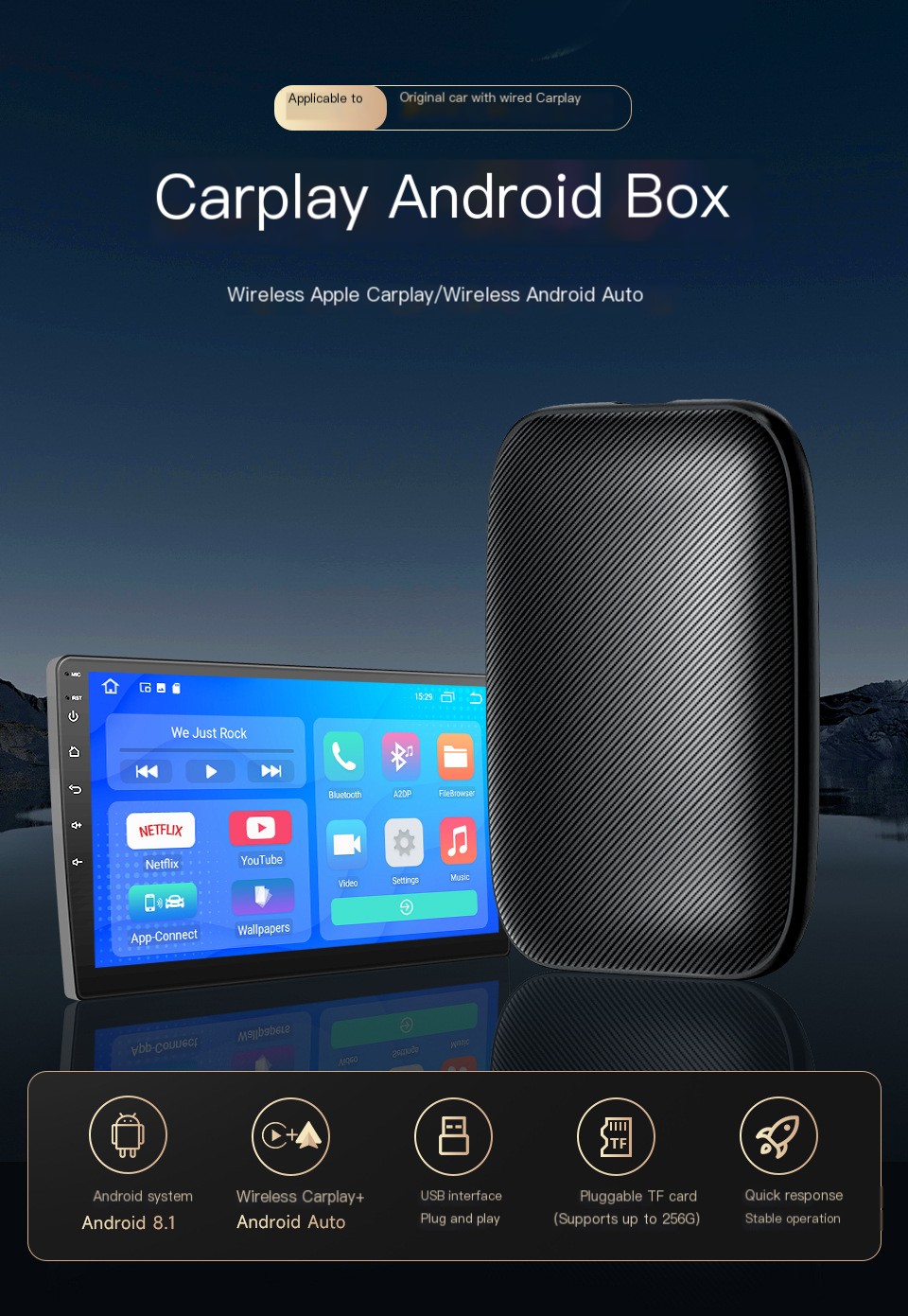 Wireless CarPlay Box Image 1