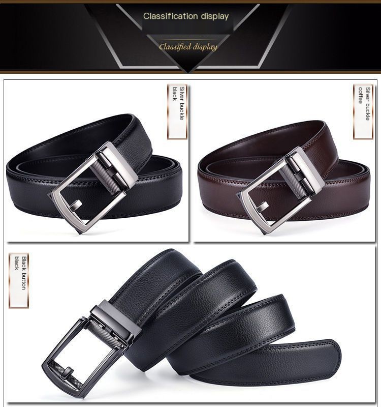Men's Leather Belt - Image 2