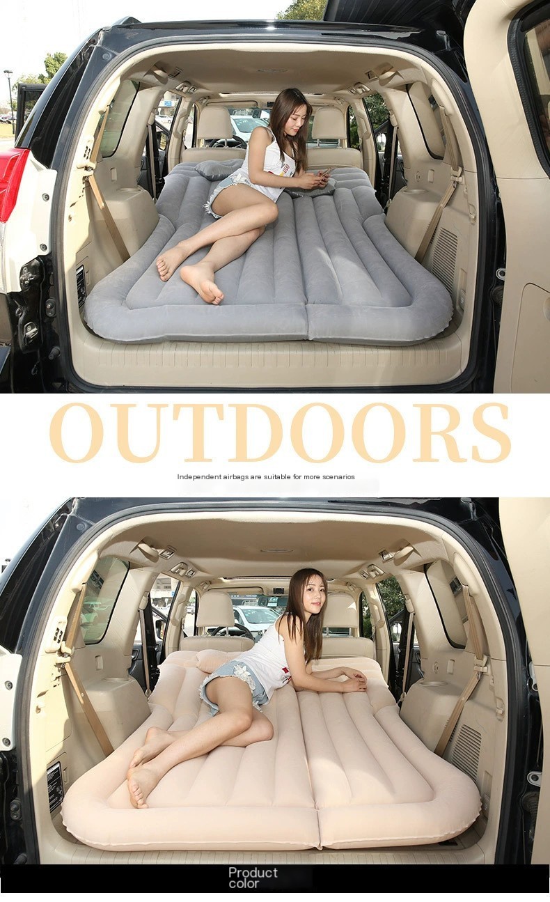 Car Inflatable Mattress in use