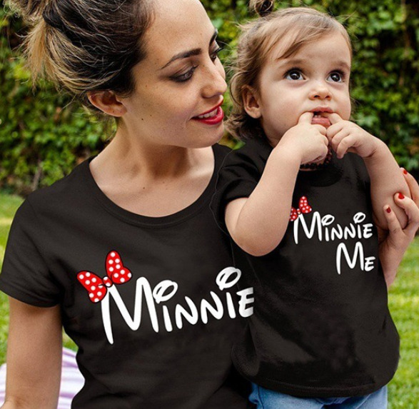 Summer T-shirts for Mother and Daughter