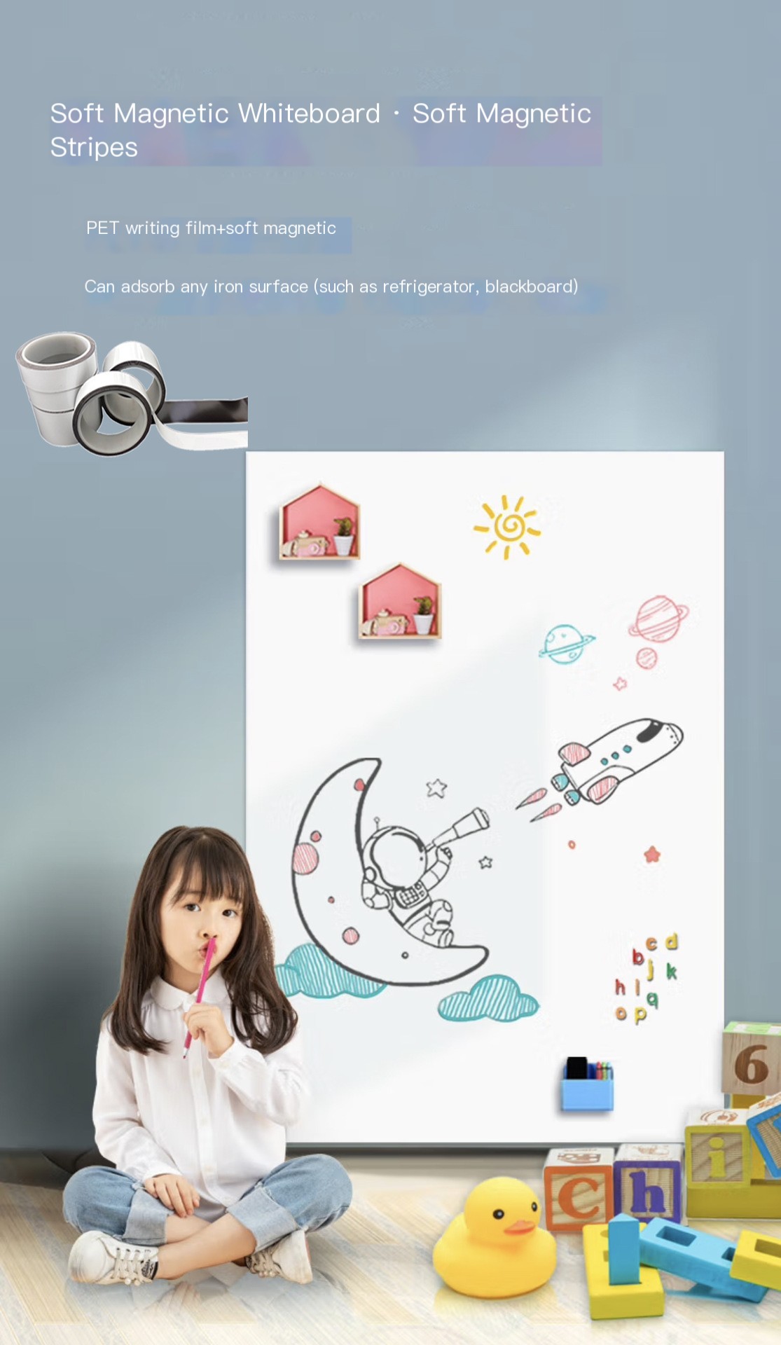 Soft Magnetic Whiteboard Image 1