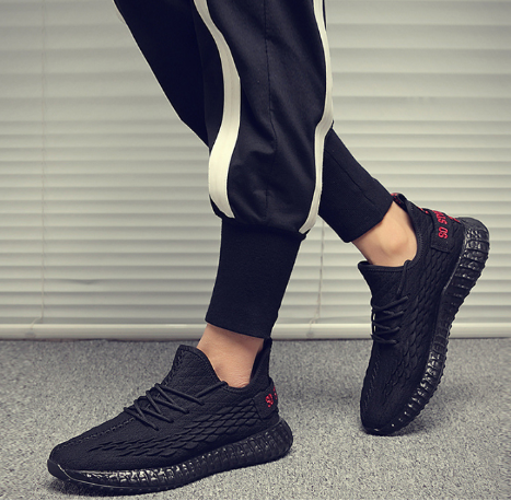 Men's Breathable Flyknit Sports Running Shoes