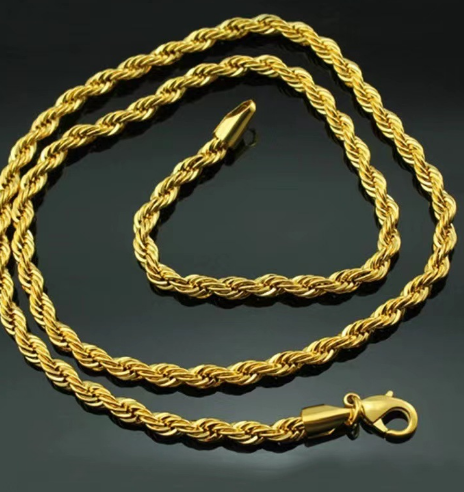 Twist Clavicle Chain - Gold