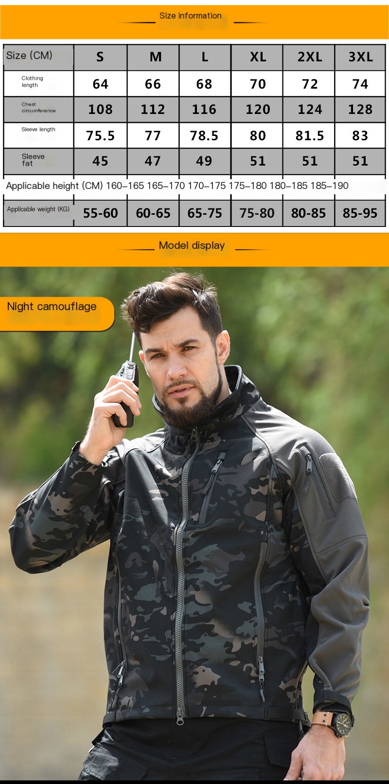 Tactical Jacket Front
