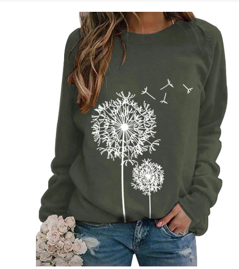 Green Floral T-shirt