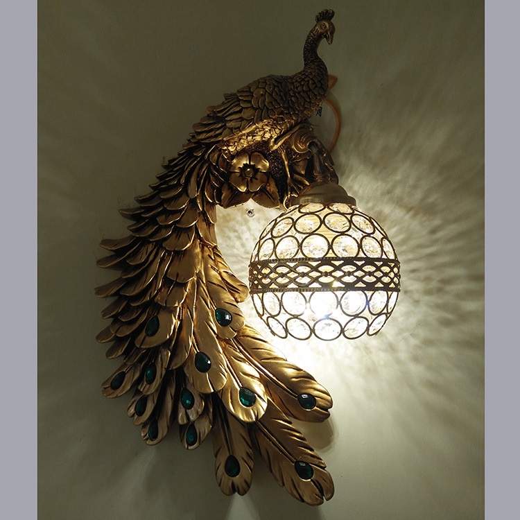 Peacock Wall Lamp Image 1