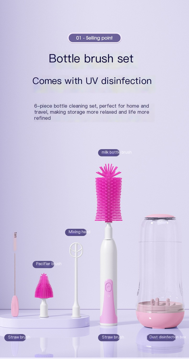 Electric Baby Bottle Cleaning Brush