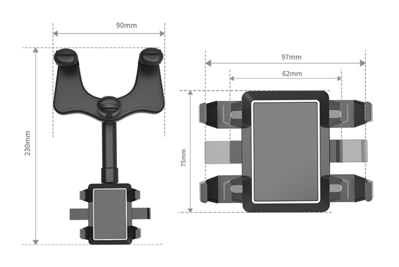 Multifunctional Clip Mobile Phone Holder Image 4